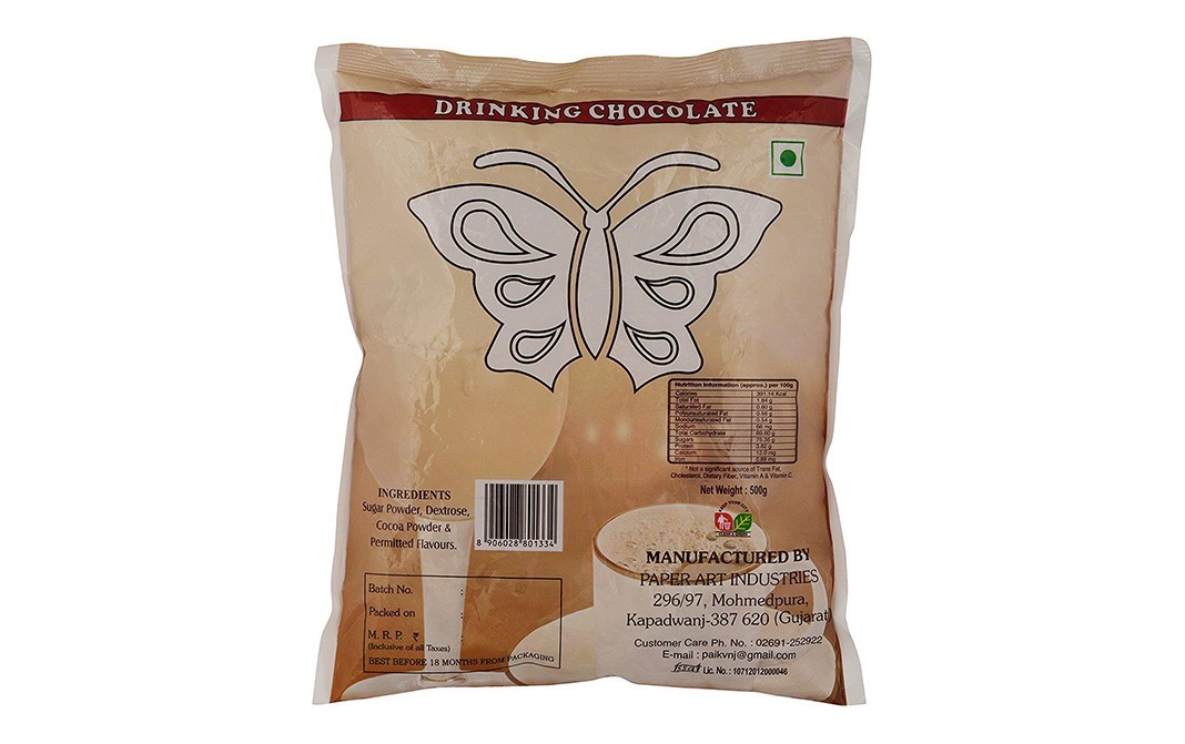 Butterfly Drinking Chocolate    Pack  500 grams